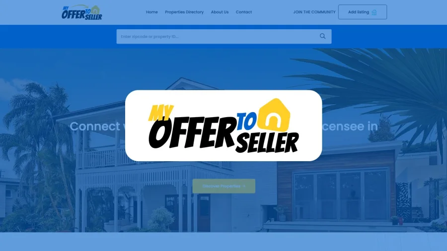 My Offer To Seller website
