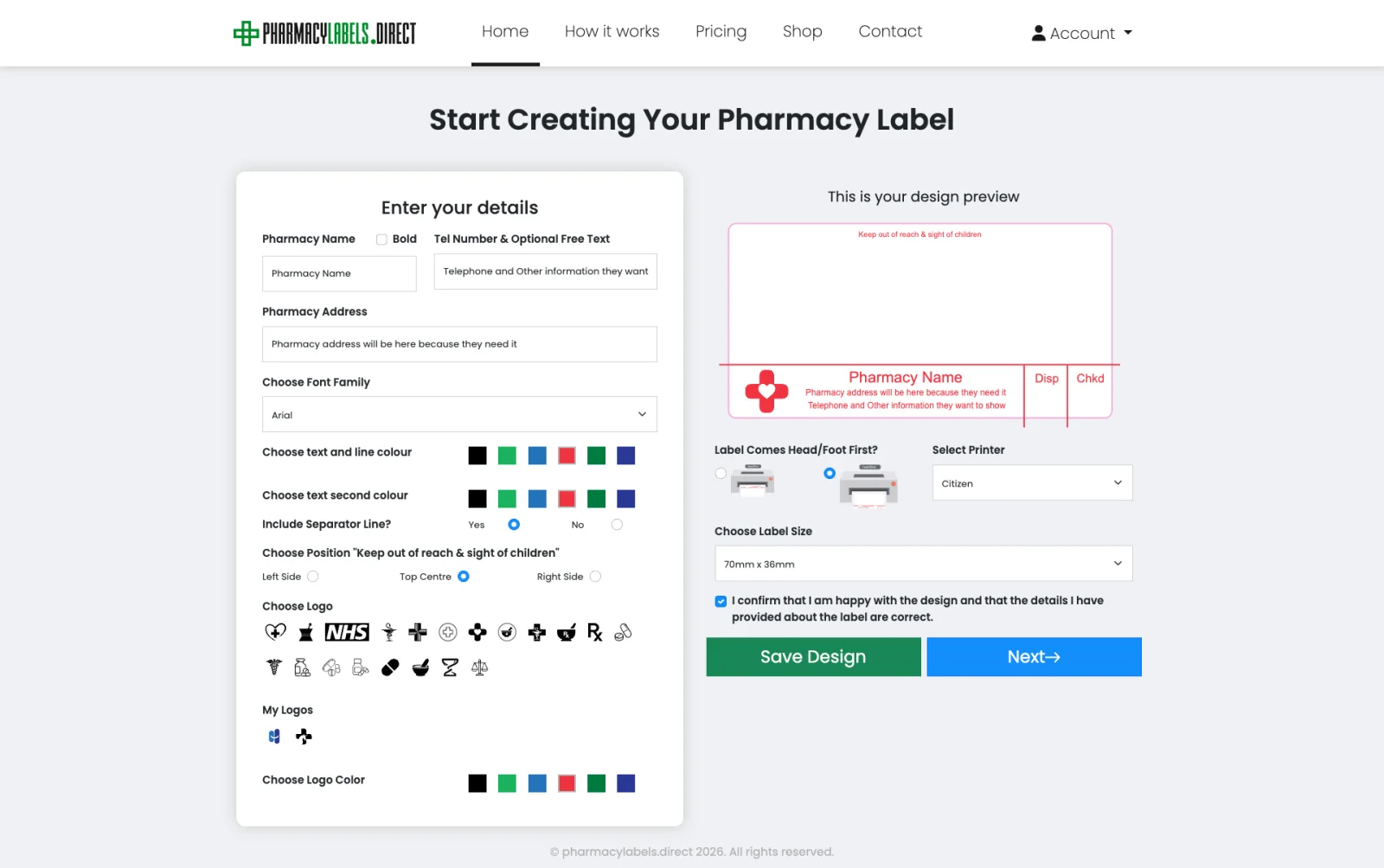Pharmacy Labels Direct